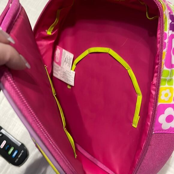 Polly pocket  zip open carry bag case pink yellow - Picture 2 of 12